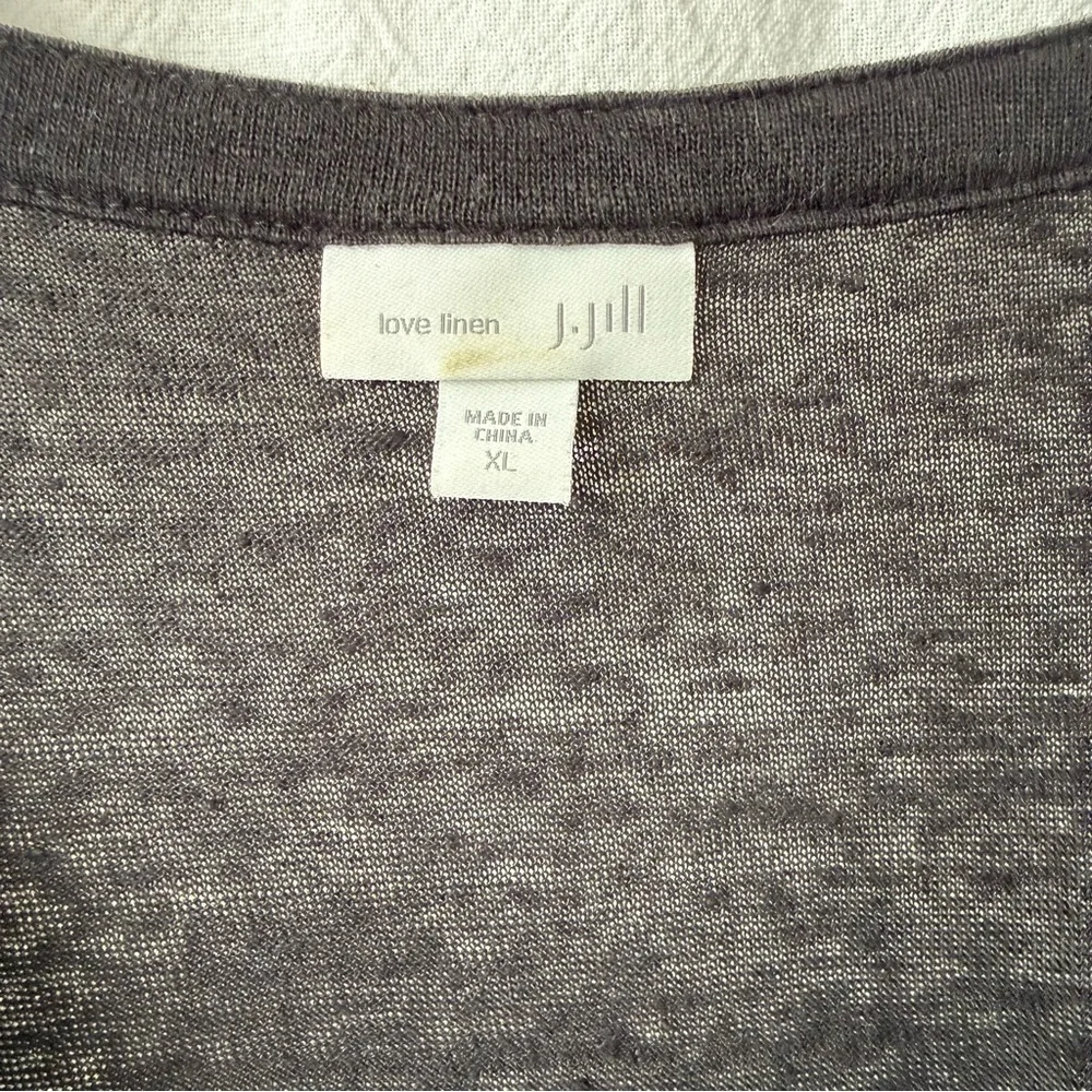 J.Jill 100% Linen Sweater Vest sz XL - Picture 3 of 6